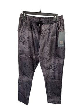 Scorpio Sol Woman’s Gray Black Tie-Dye Joggers